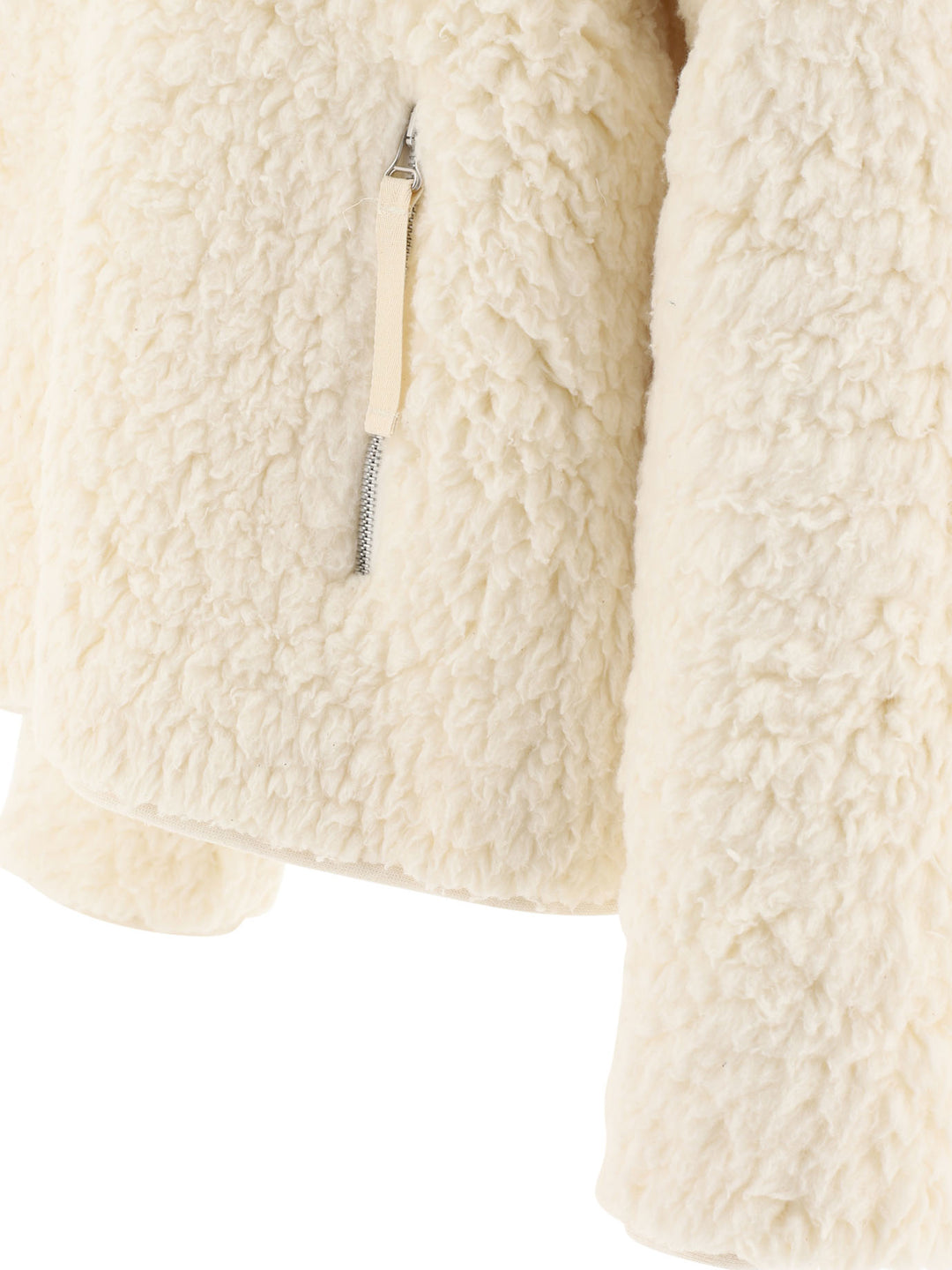 Eco Shearling Jacket Jackets White