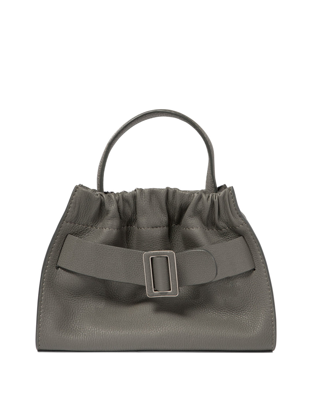 Square Scrunchy Shoulder Bags Grey