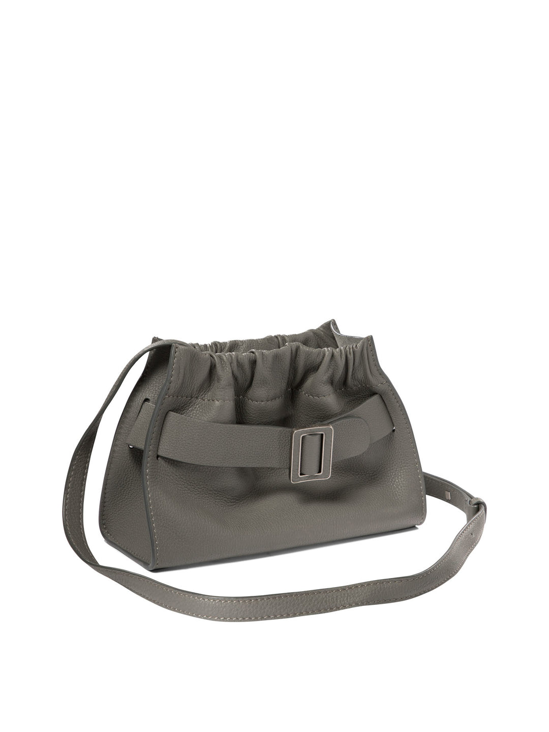 Square Scrunchy Shoulder Bags Grey