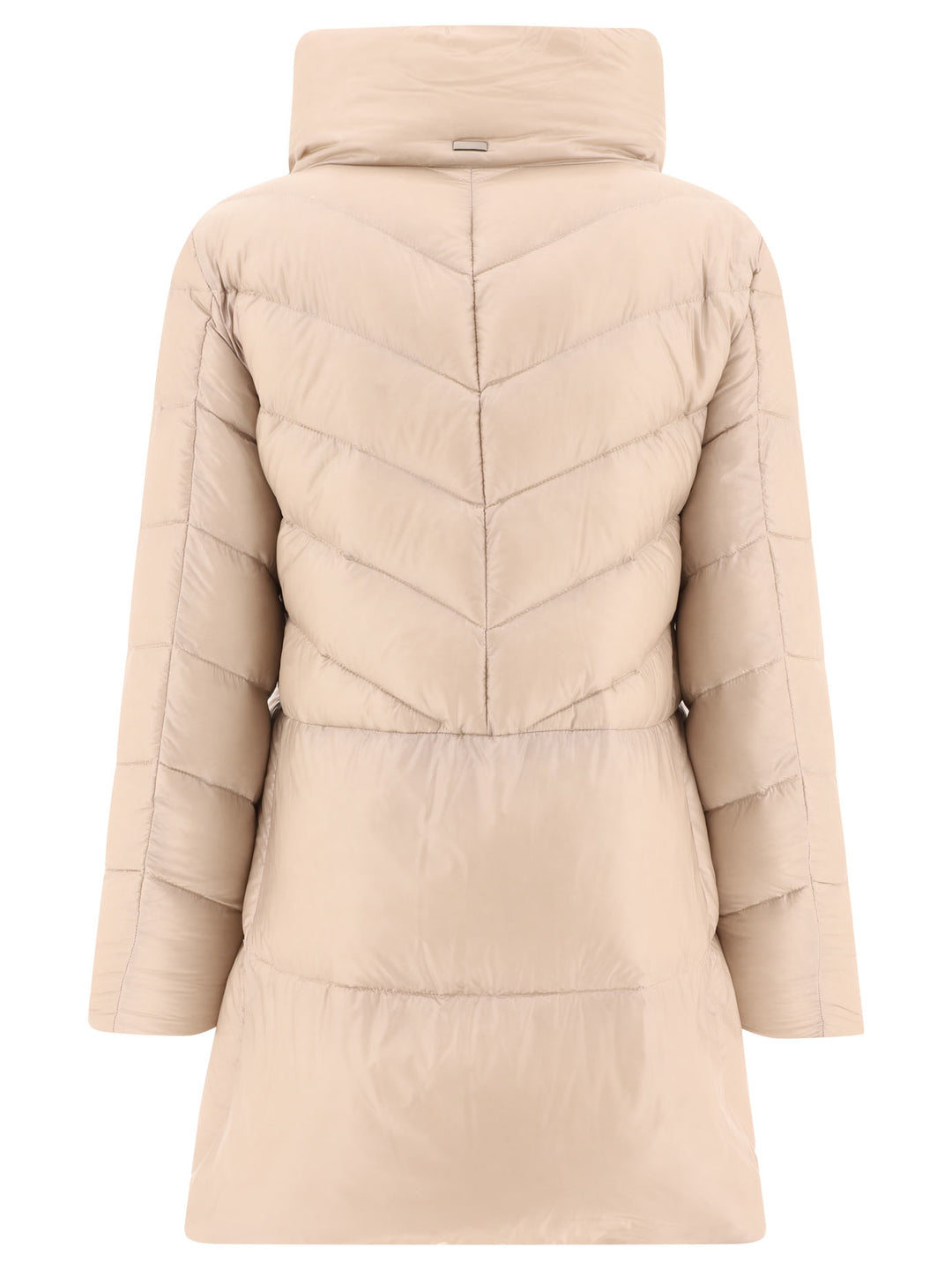 Chevron Coats Beige