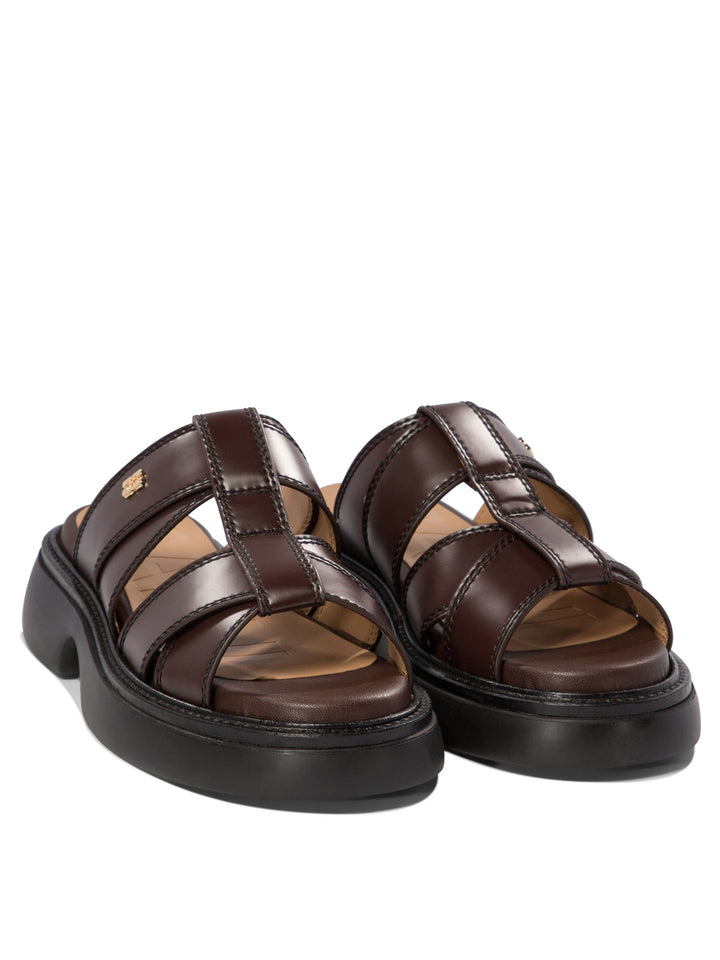 Mule Sandals Brown