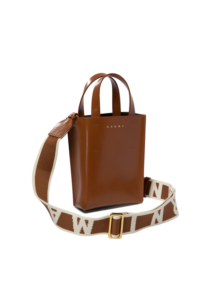 Museo Nano Handbags Brown