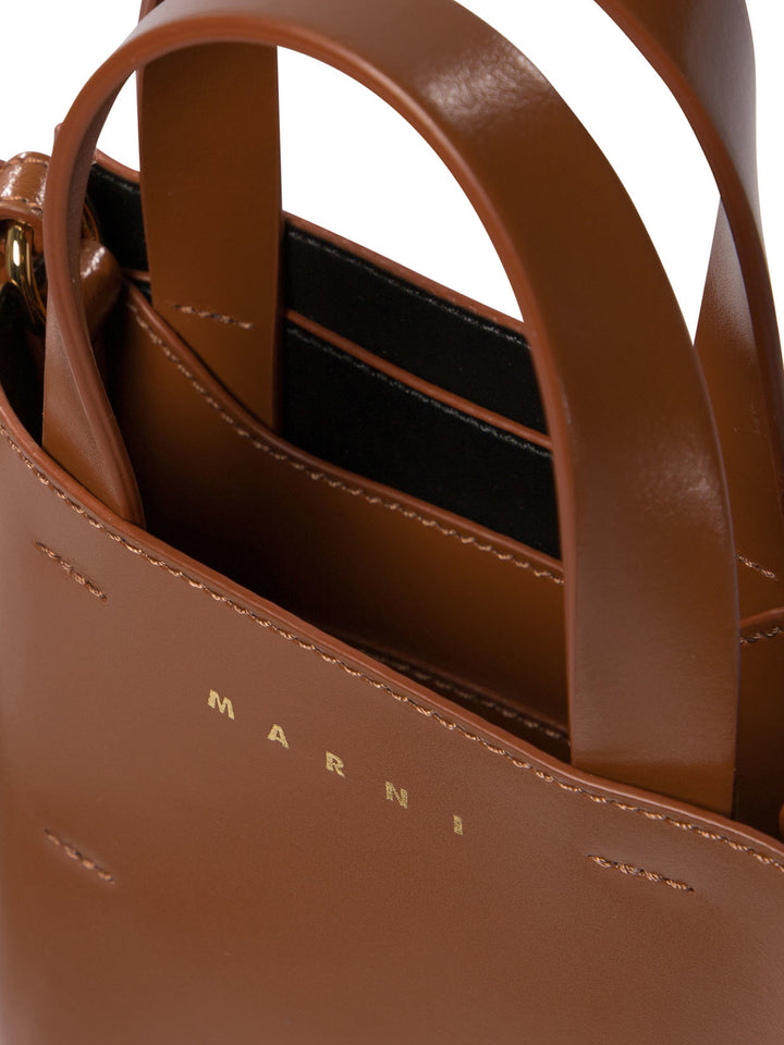 Museo Nano Handbags Brown