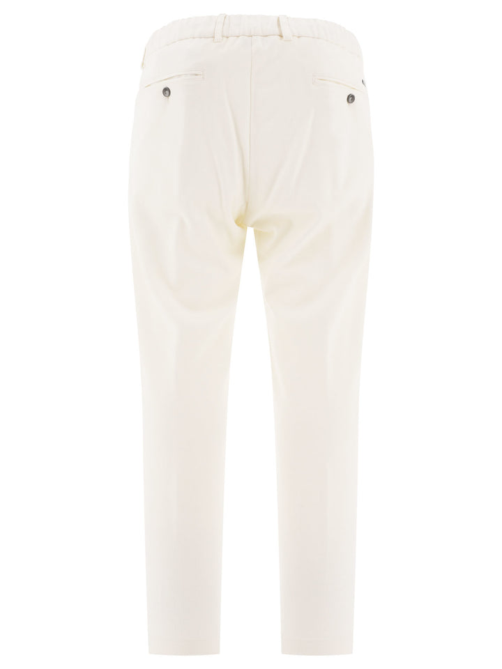 Cashmere And Silk Trousers White