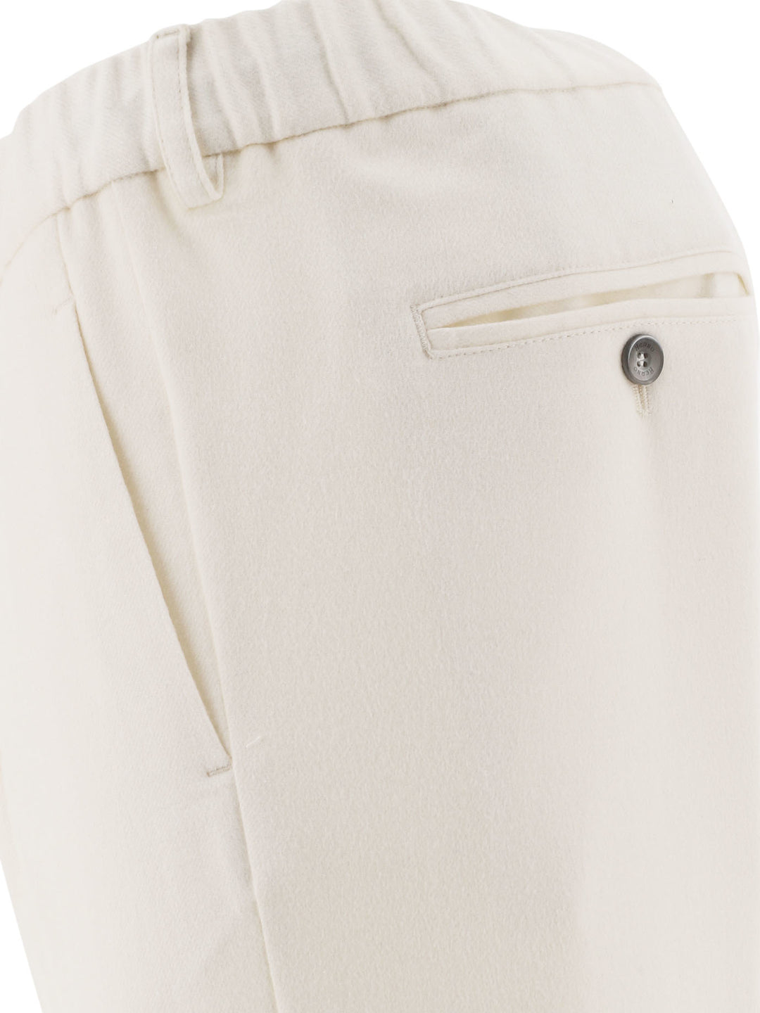 Cashmere And Silk Trousers White