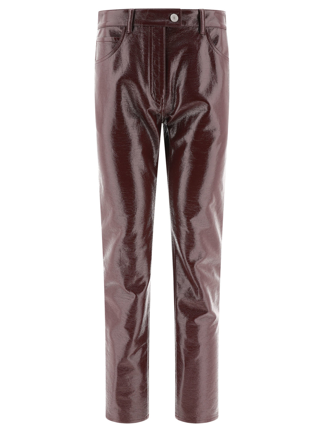 Reedition Vinyl Trousers Bordeaux