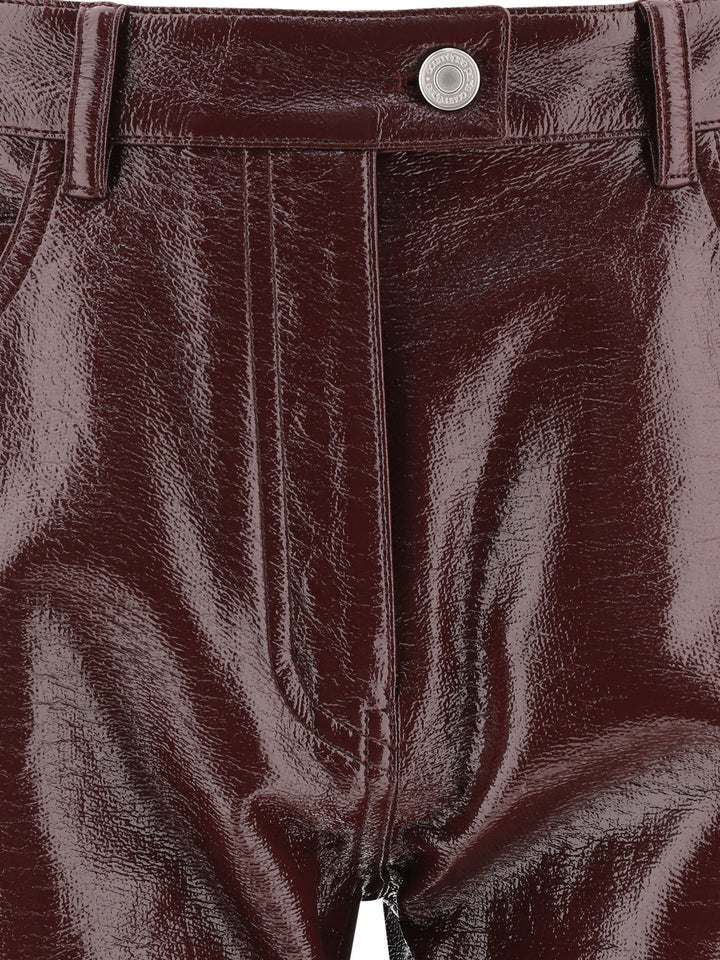 Reedition Vinyl Trousers Bordeaux