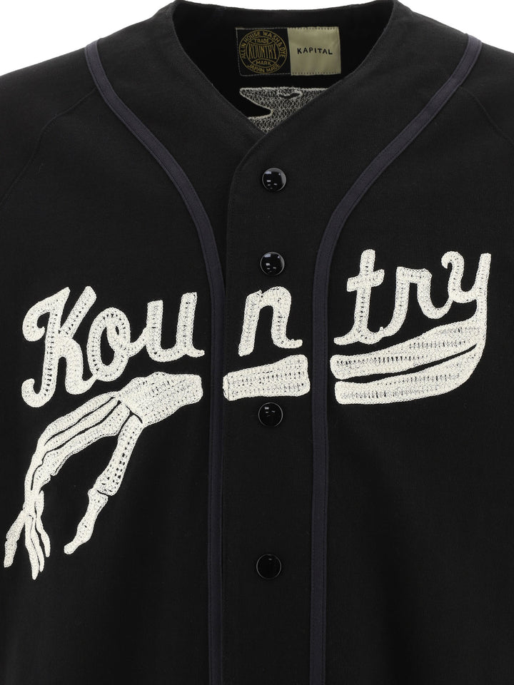 Bone Densed Jersey Baseball Shirts Black