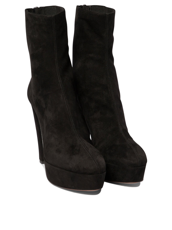 Saint Honorè Plateau 120 Ankle Boots Black