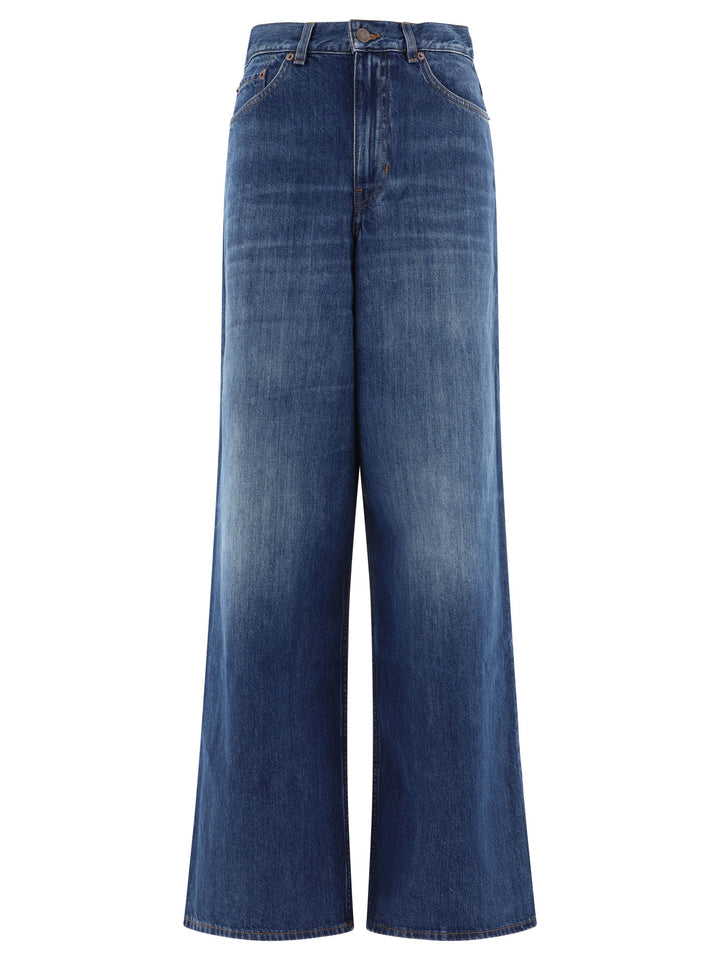 Wide-Leg Jeans Blue