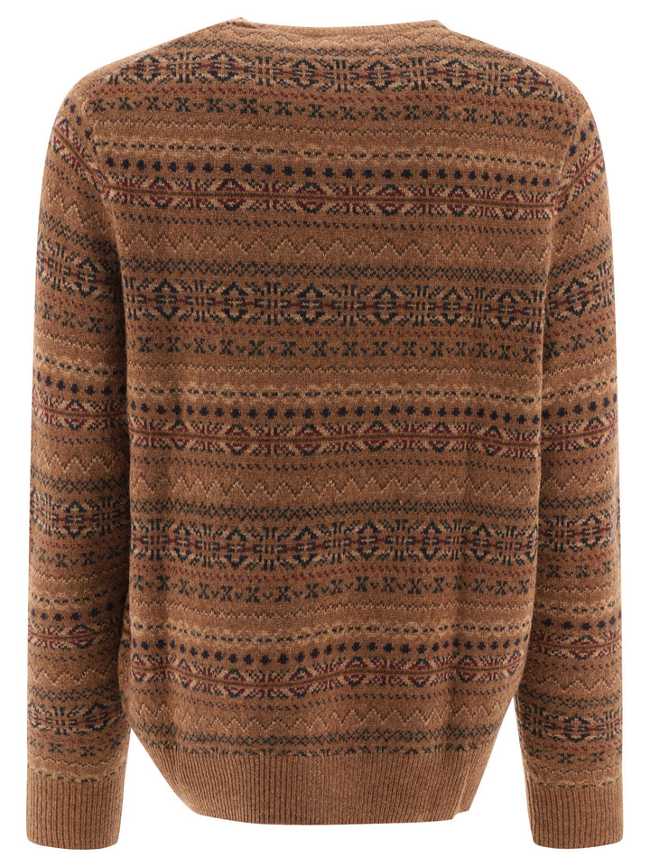 Fair Isle Knitwear Brown