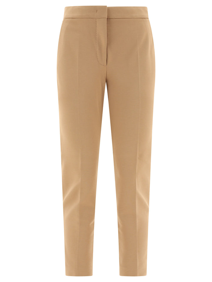 Viscose Jersey Trousers Beige