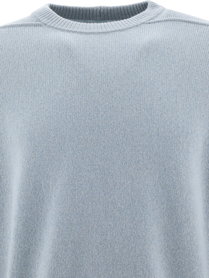 Crewneck Sweater Knitwear Light Blue