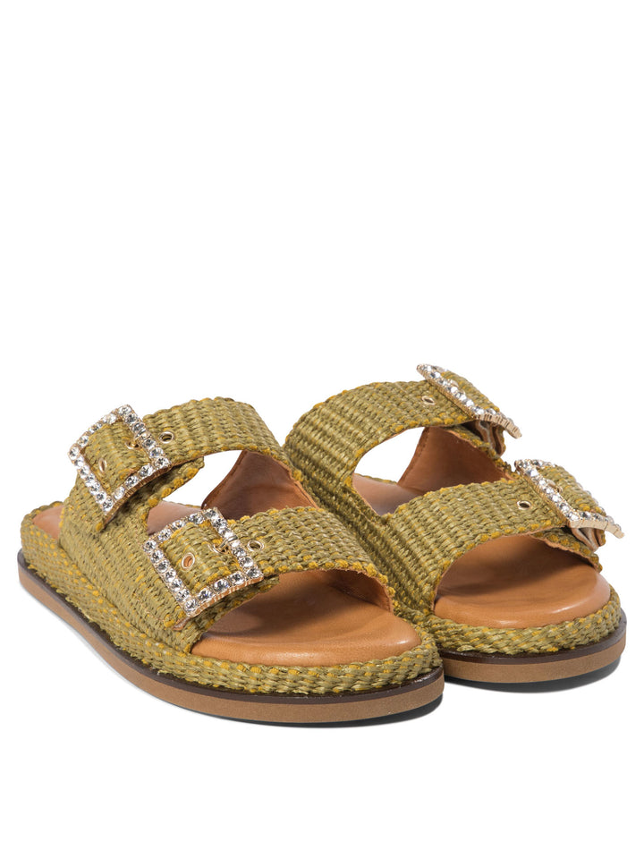 Greta Sandals Green