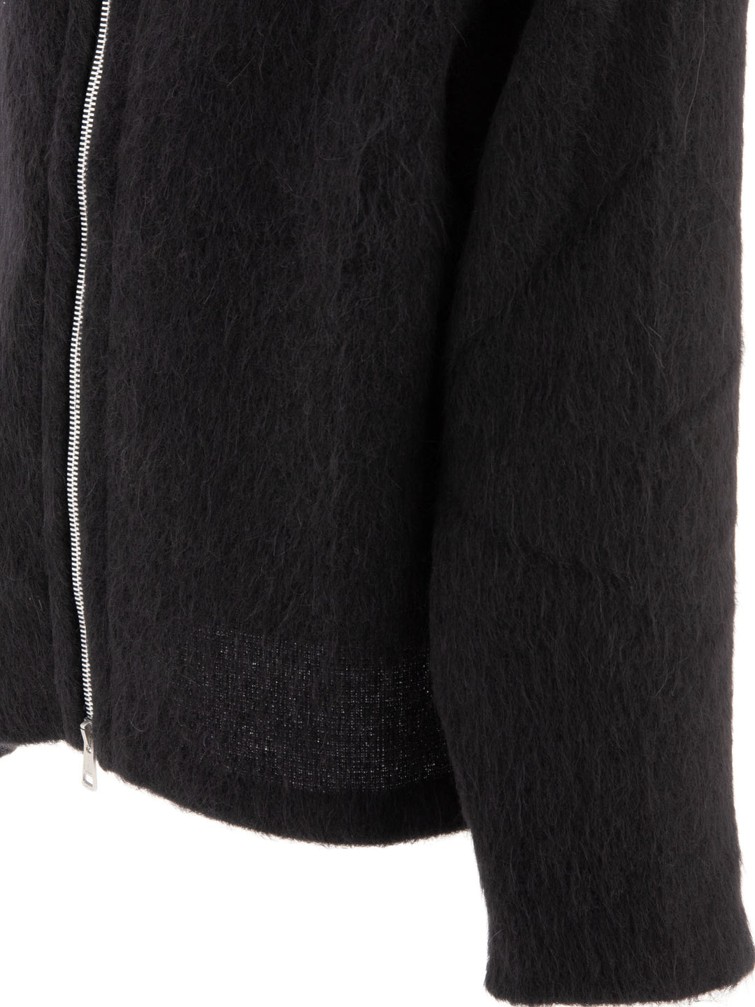 Full Zip Sweater Knitwear Black