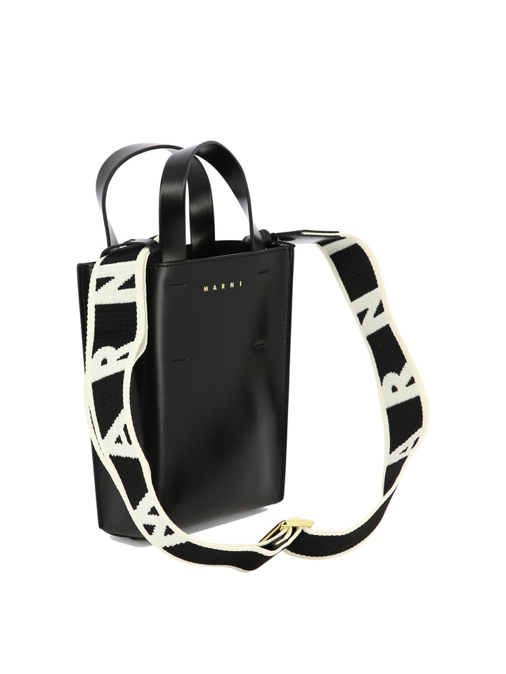 Museo Nano Handbags Black