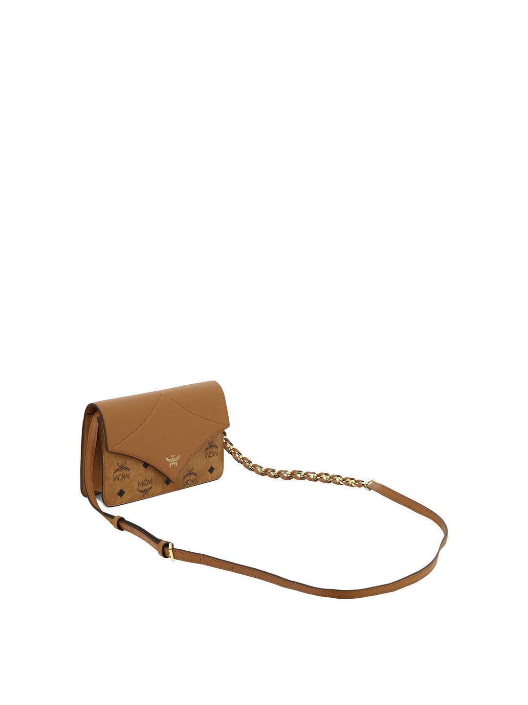 Diamond Shoulder Bags Brown