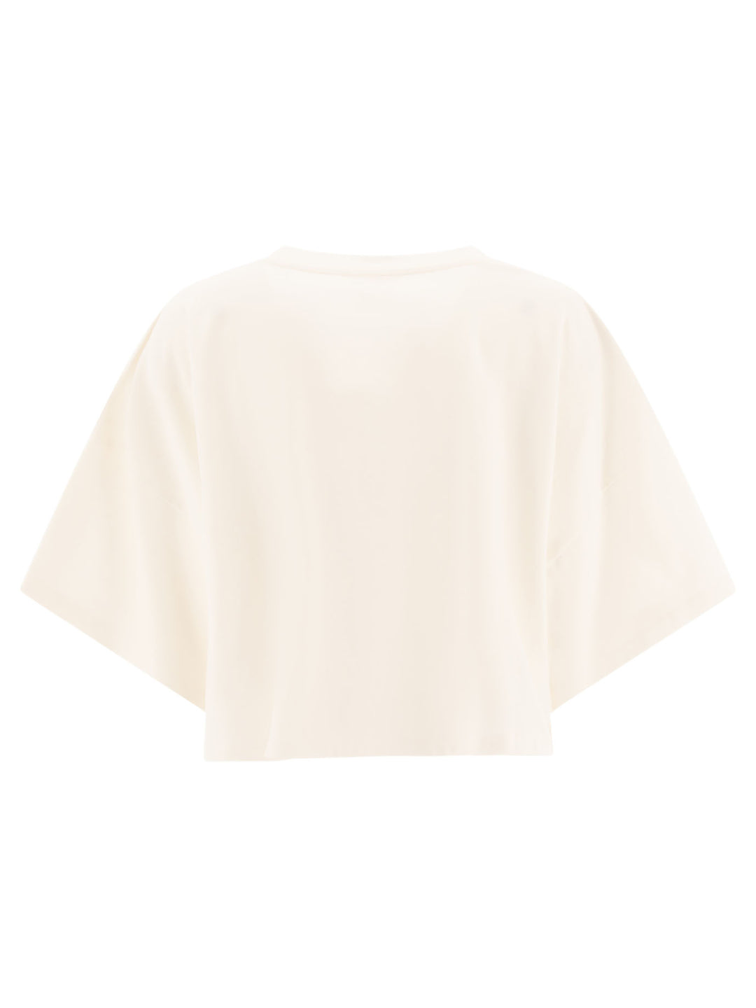 Cropped Boxy Logo T-Shirt T-Shirts White