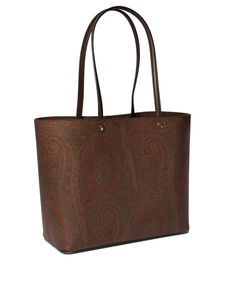 Etro Essential Shoulder Bags Brown