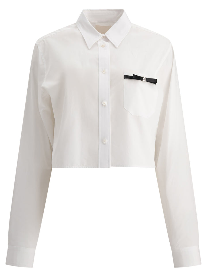 Cropped Shirt Shirts White