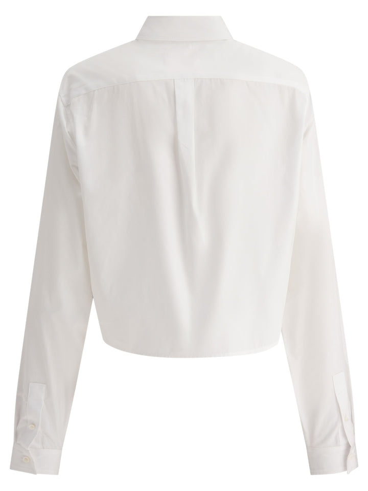 Cropped Shirt Shirts White