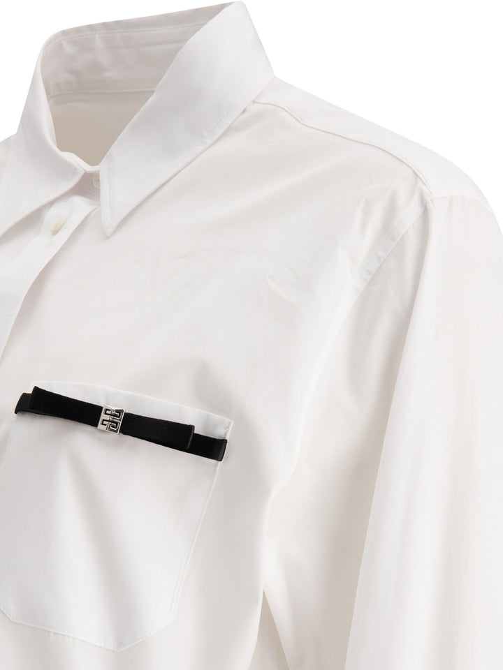 Cropped Shirt Shirts White