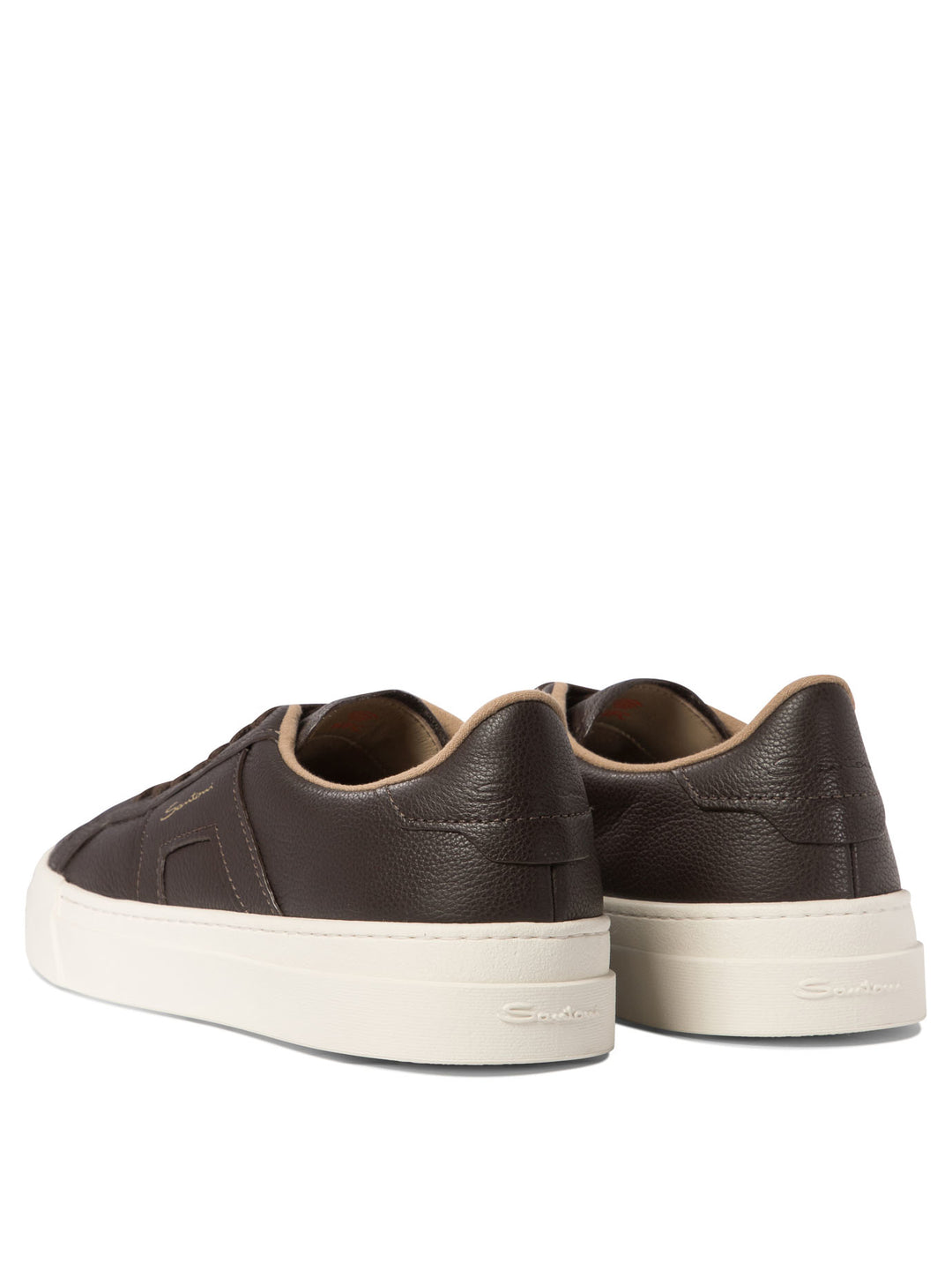 Double Buckle Sneakers & Slip-On Brown