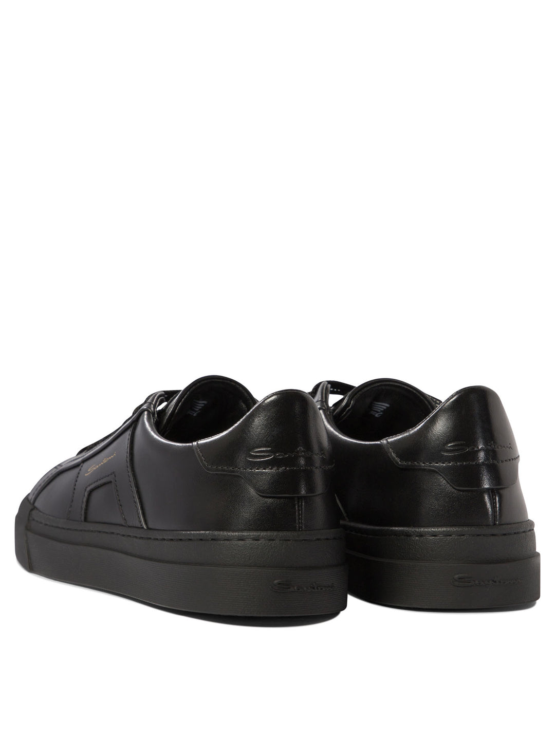 Double Buckle Sneakers & Slip-On Black