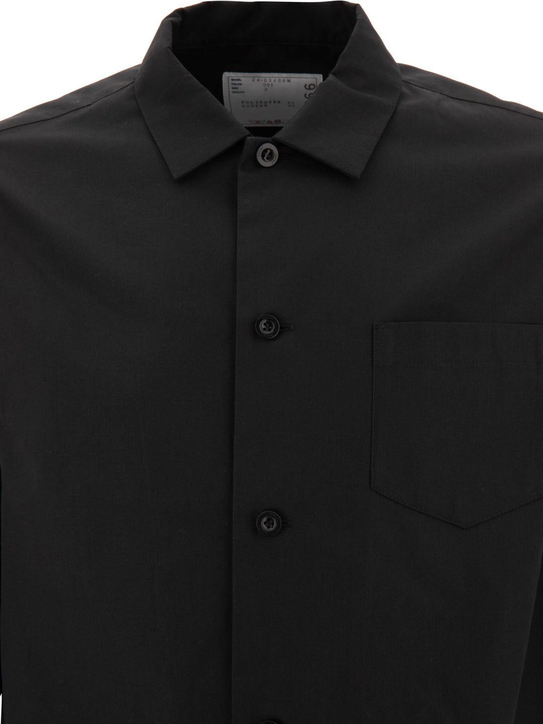 Camicia Con Taschino Shirts Black