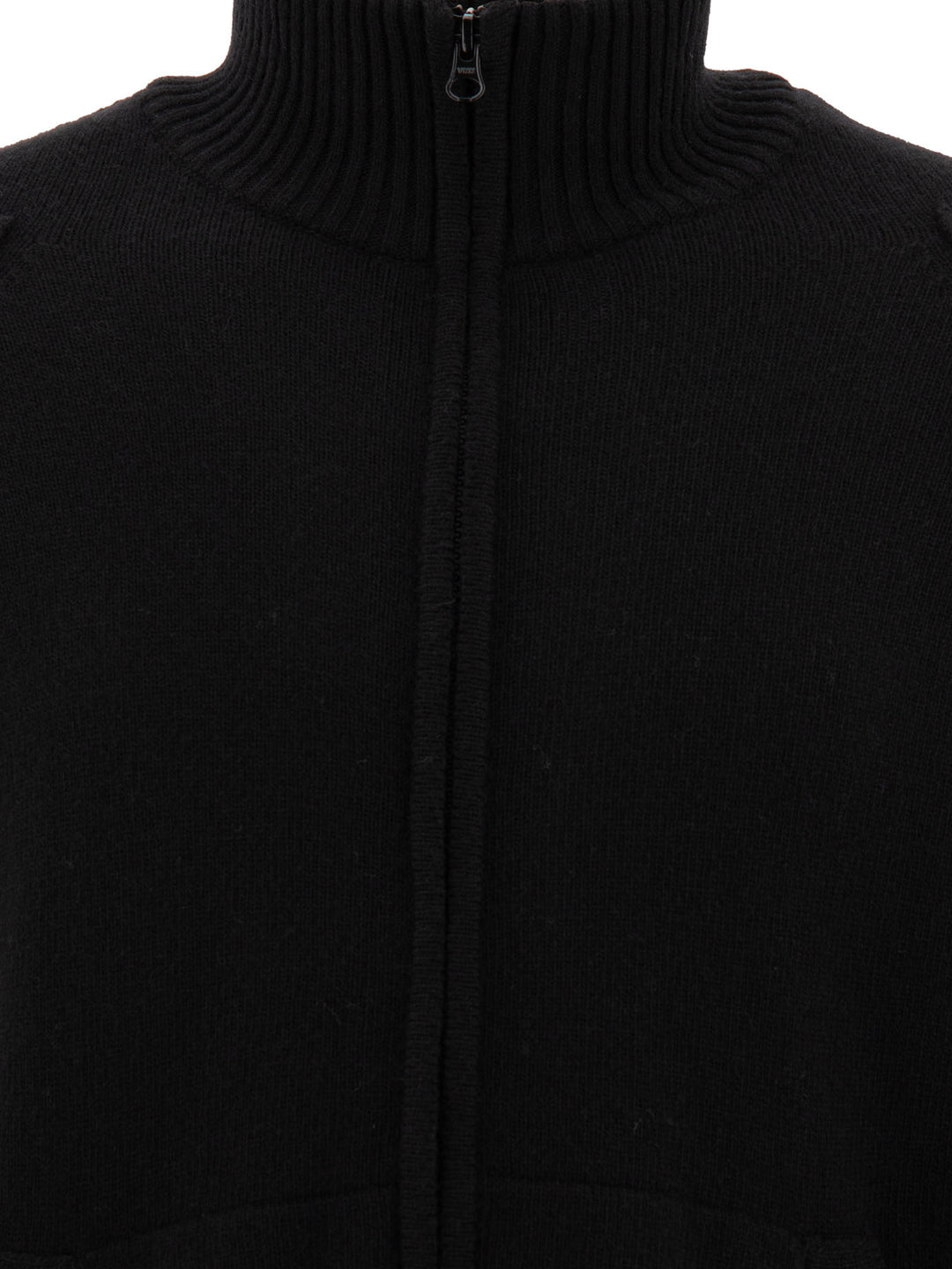 Cardigan With Patch Knitwear Black