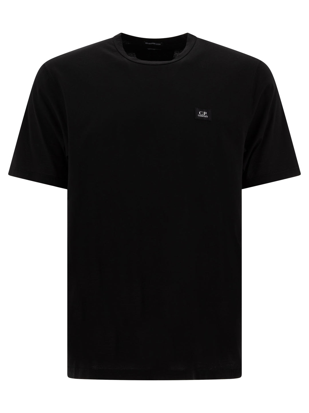 T-Shirt With Logo Patch T-Shirts Black