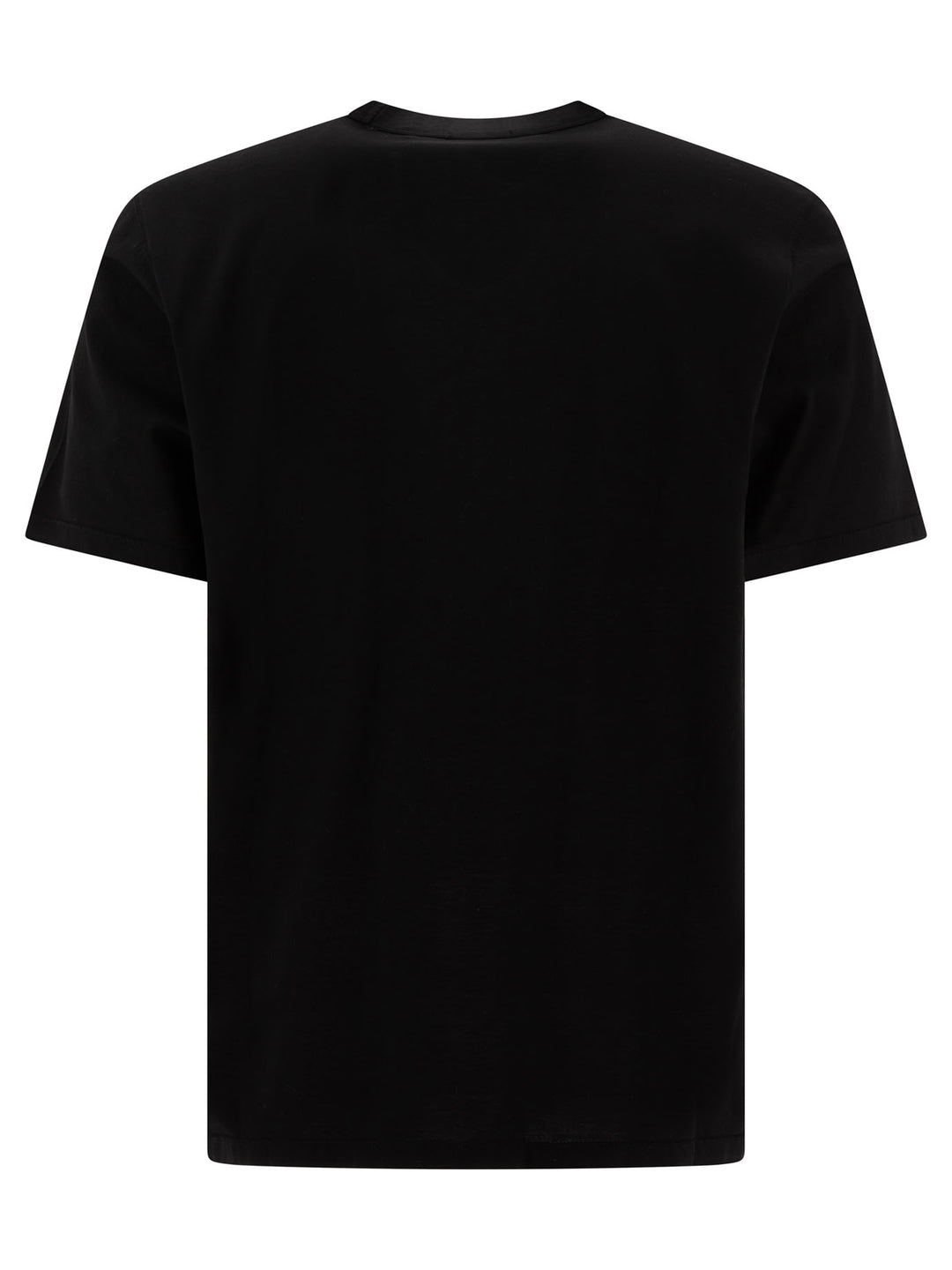 T-Shirt With Logo Patch T-Shirts Black