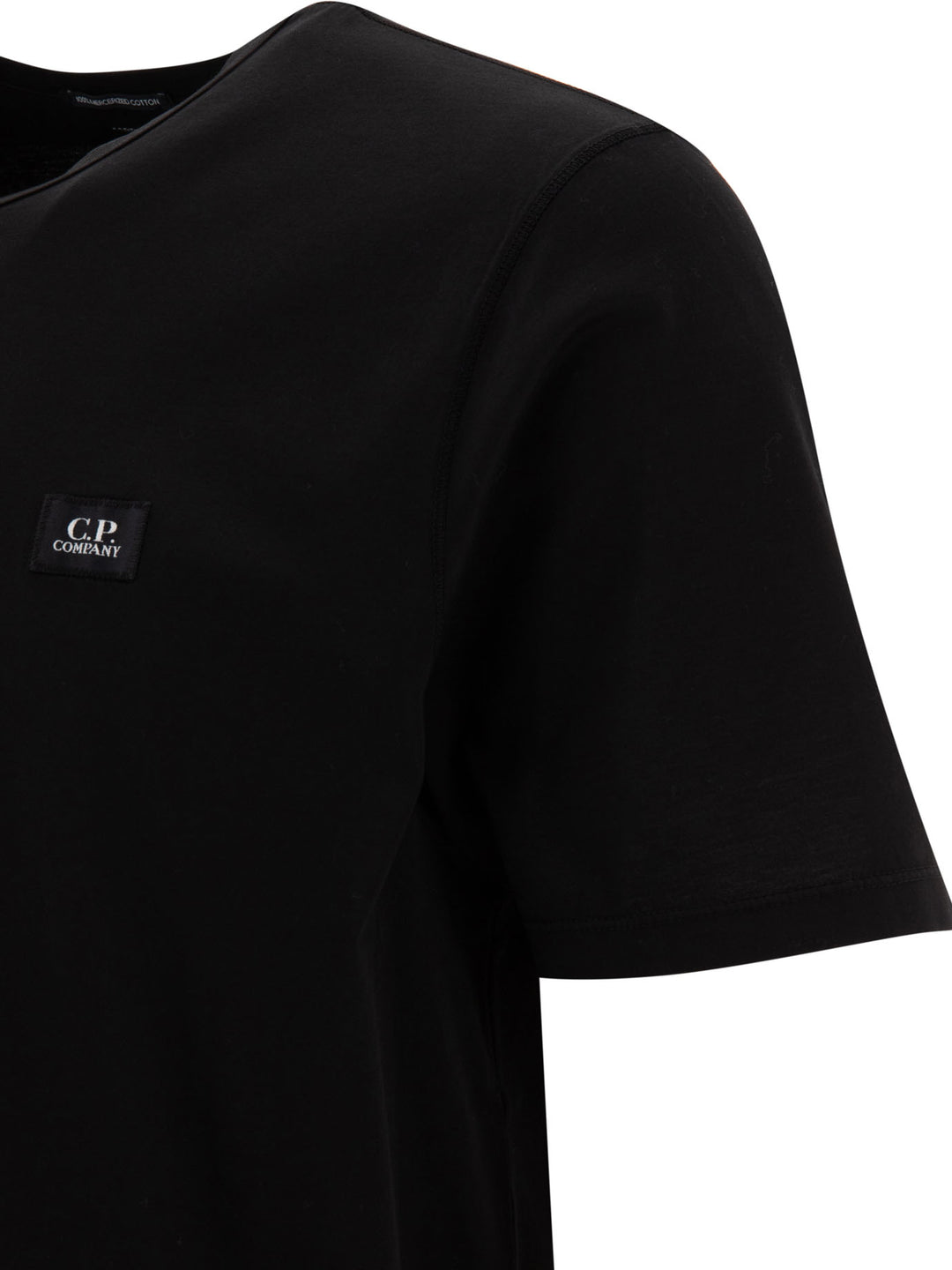 T-Shirt With Logo Patch T-Shirts Black