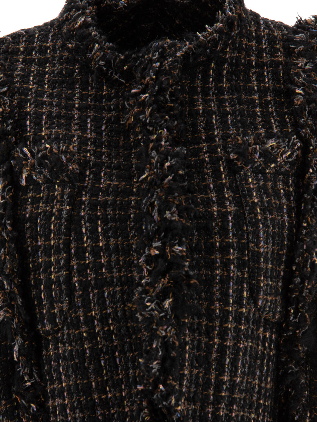 Tweed Vest Knitwear Black