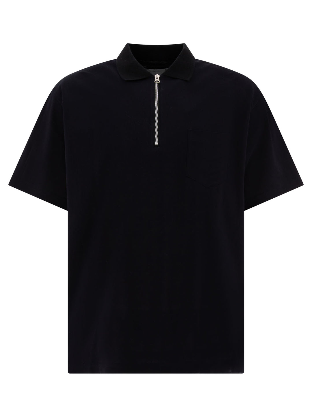 Zippered Polo Shirt Polo Shirts Blue