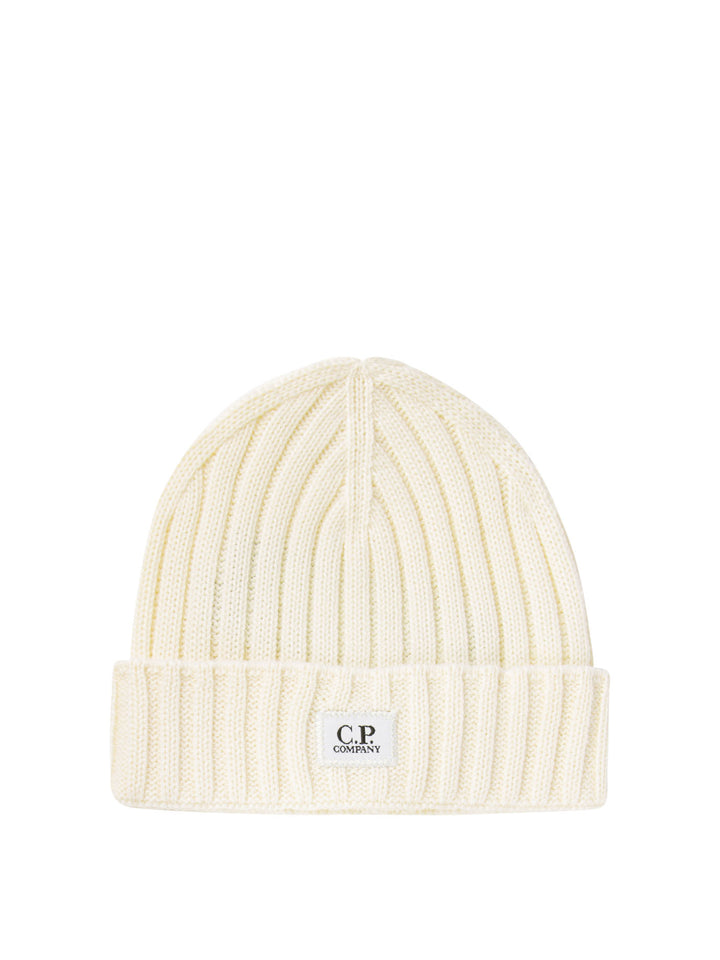 Merino Wool Beanie Hats White