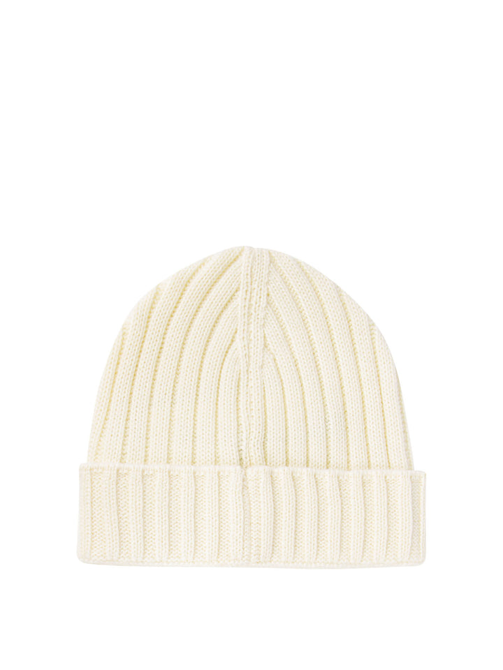 Merino Wool Beanie Hats White