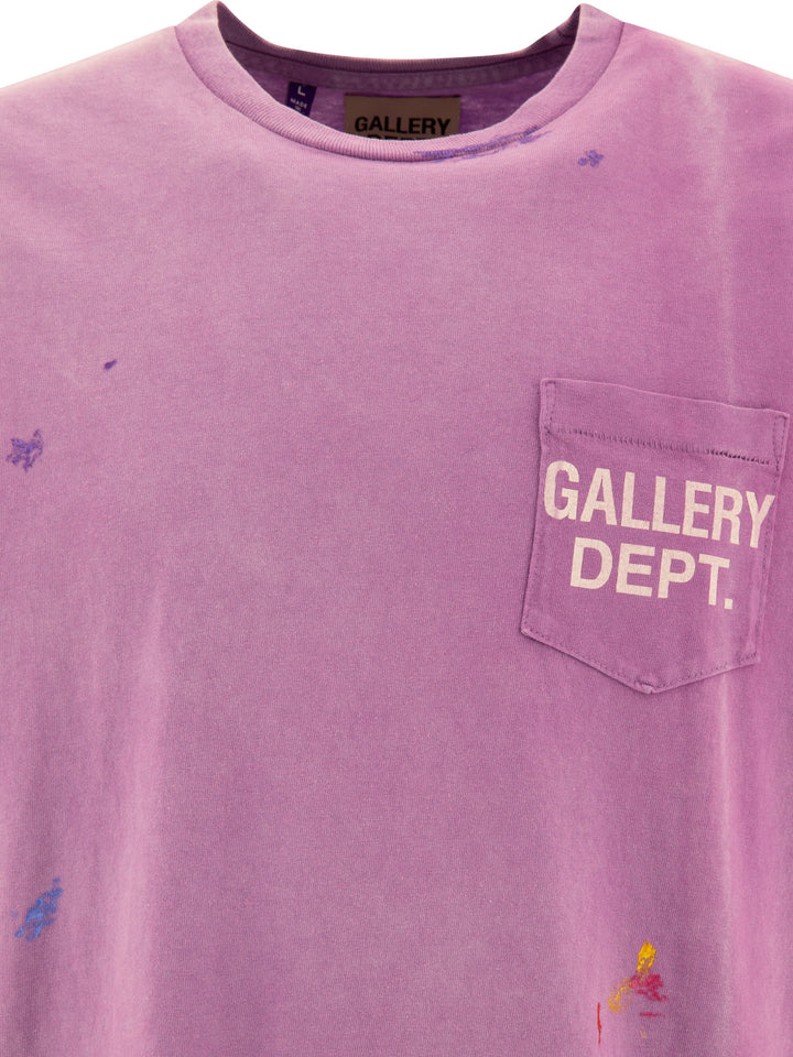 Vintage Logo Painted T-Shirts Purple