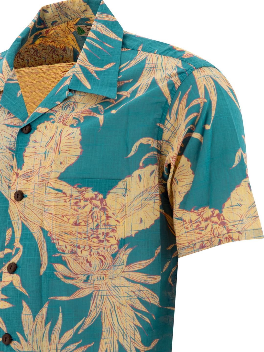 Sun Surf Island Pineapple Shirts Blue