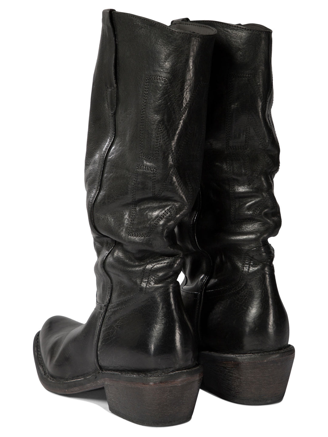 Cowboy Ankle Boots Black