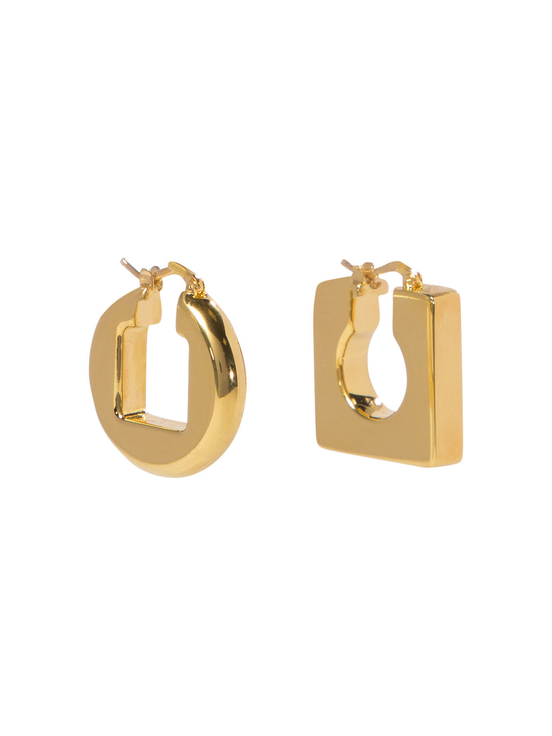 Les Boucles Rond Carré Jewels Gold