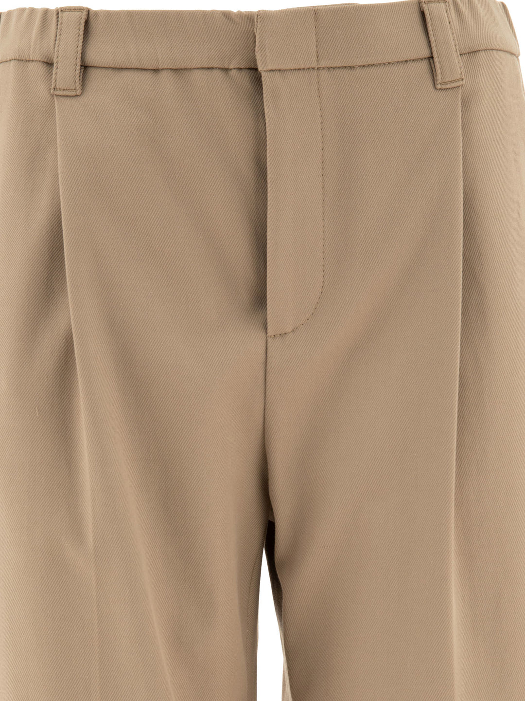 Slouchy Trousers Beige