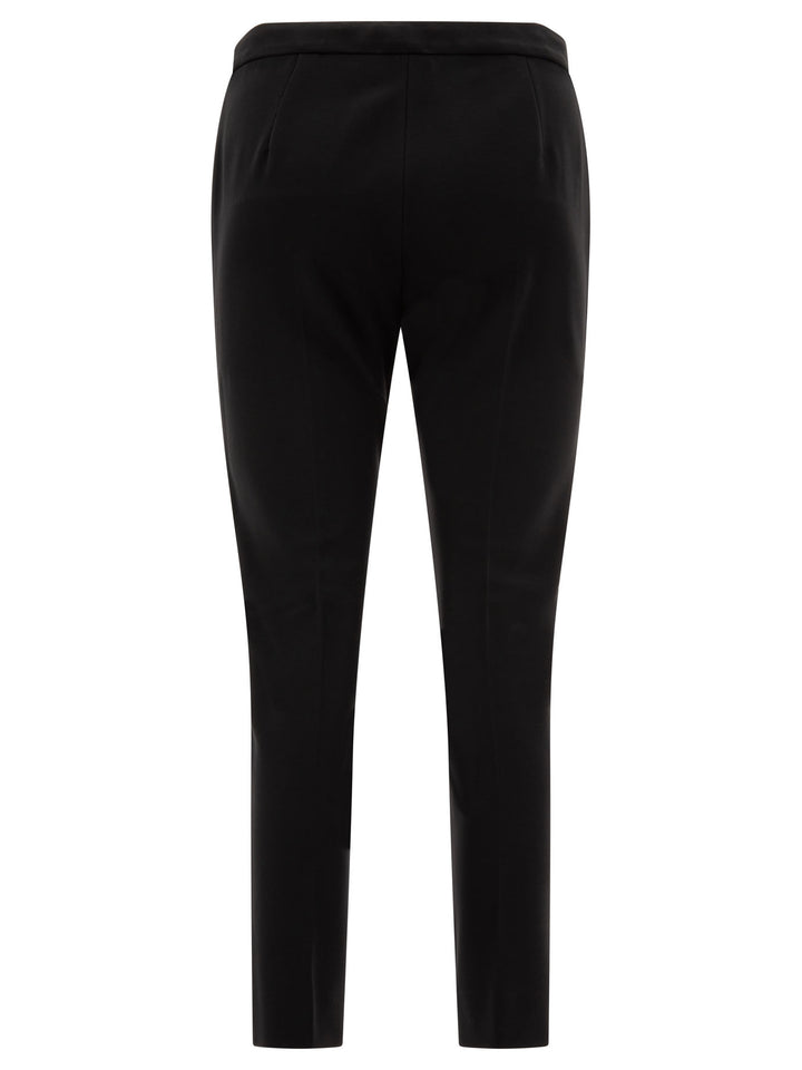 Viscose Jersey Trousers Black