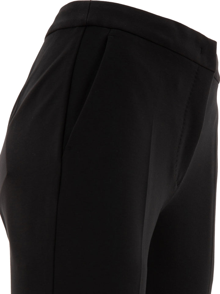 Viscose Jersey Trousers Black