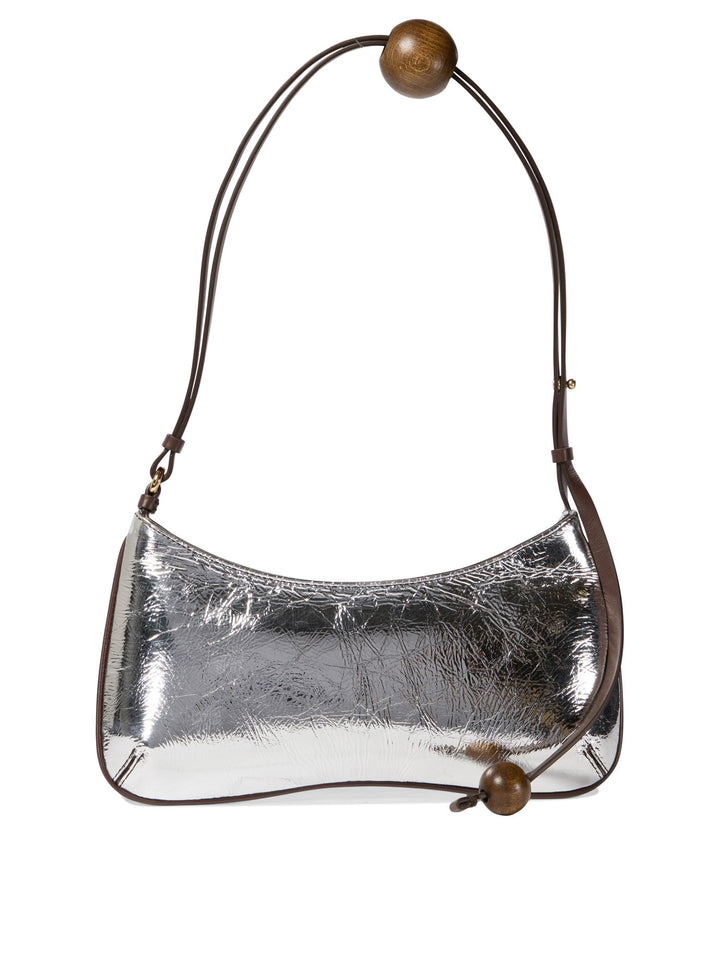 Le Bisou Perle Shoulder Bags Silver