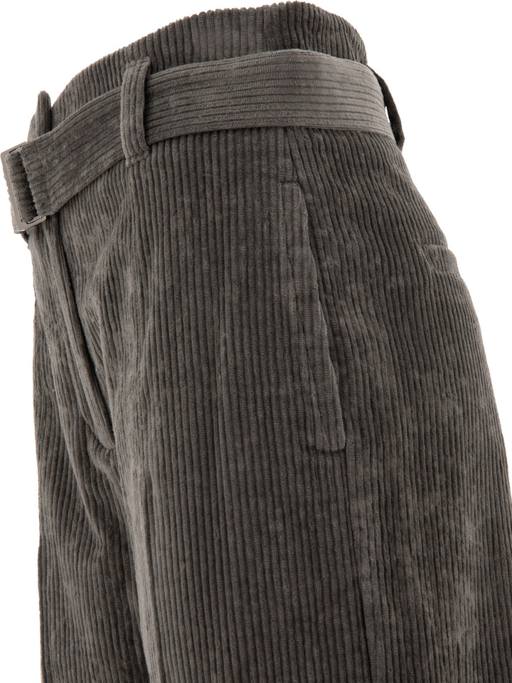 Corduroy Trousers Grey