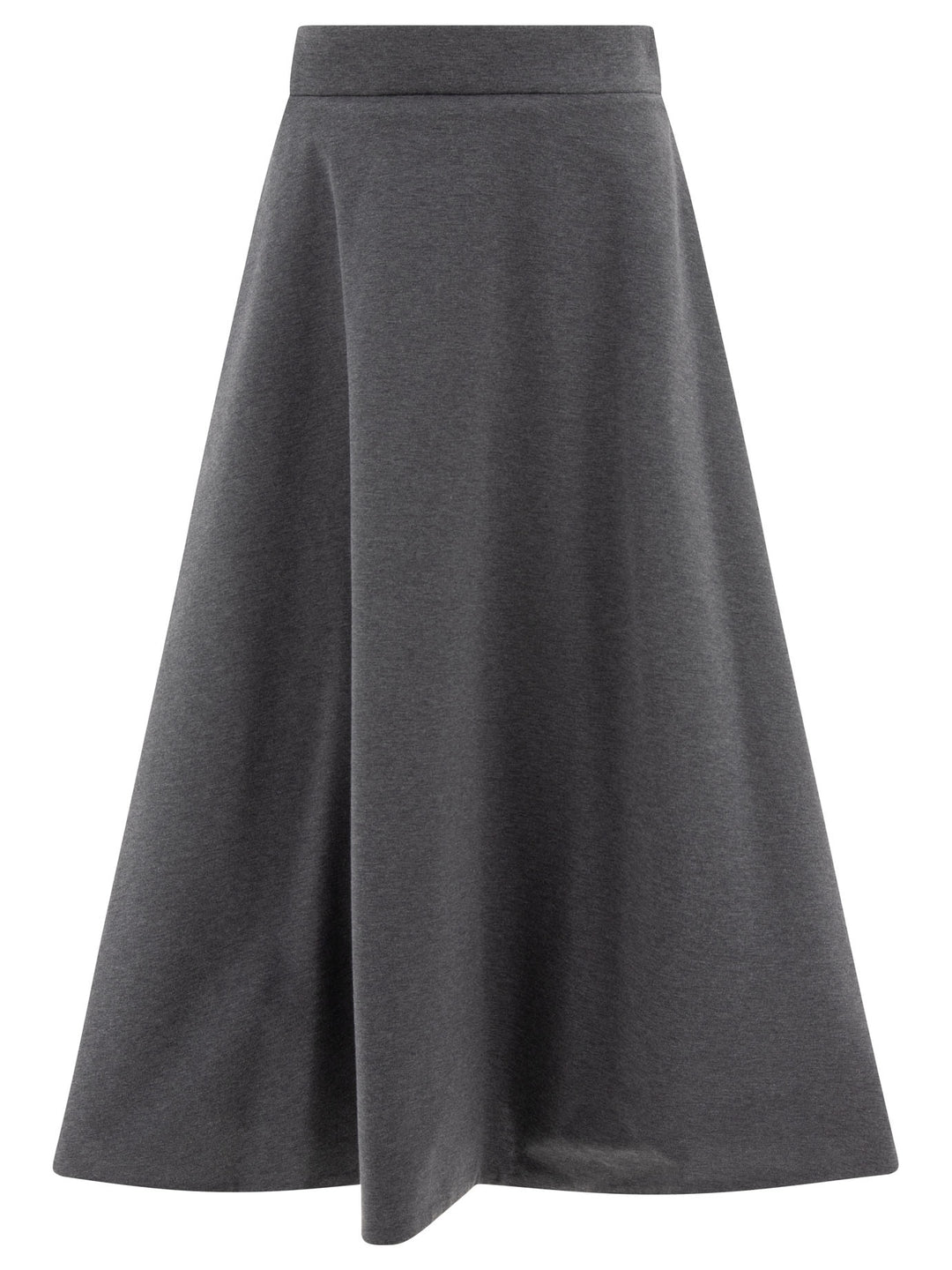 Circle Midi Skirts Grey