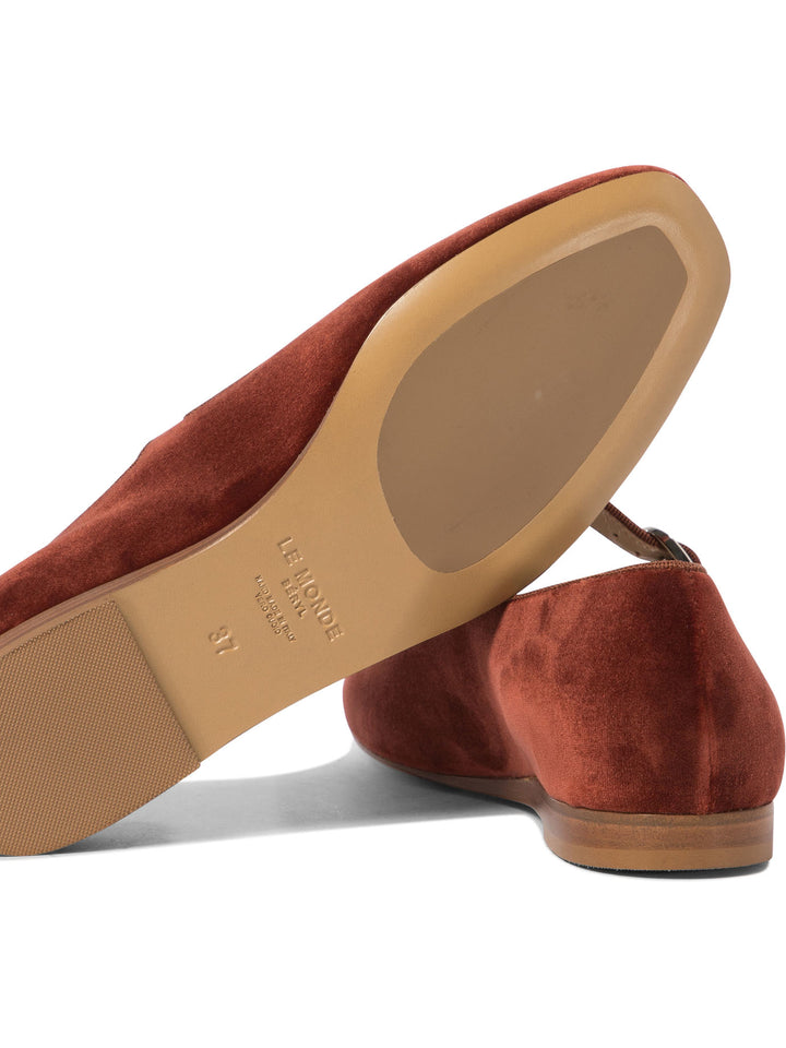 Mary Jane Ballet Flats Ballerinas Red