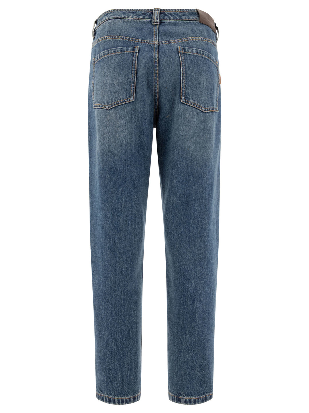 Baggy Authentic Con Shiny Tab Jeans Blue