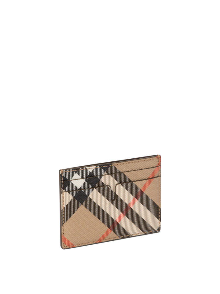 Check Wallets & Card Holders Beige